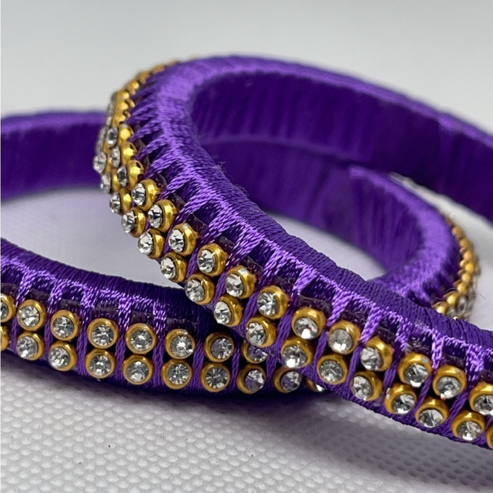 Handmade Thread Bangles and Multicolor - Picture 3 of 6